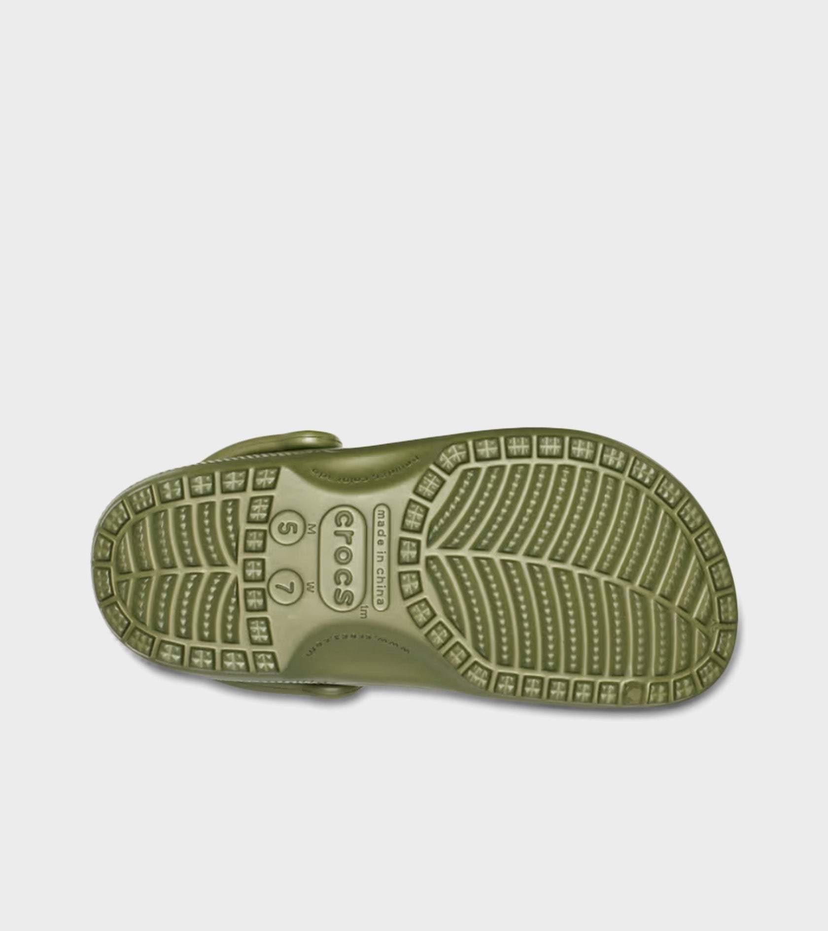 Crocs Perforated Heel-strap Clog In Green