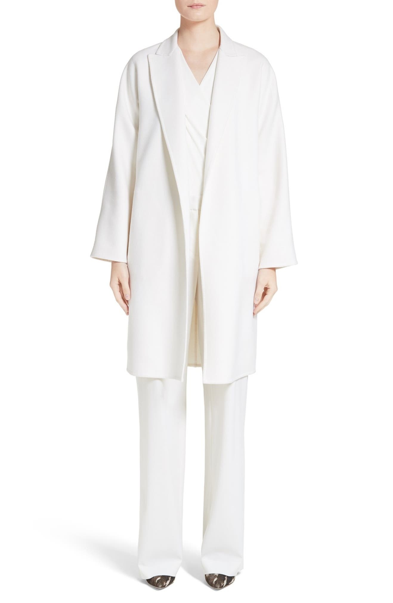 Max Mara Duomo Straight Casual Pants In White