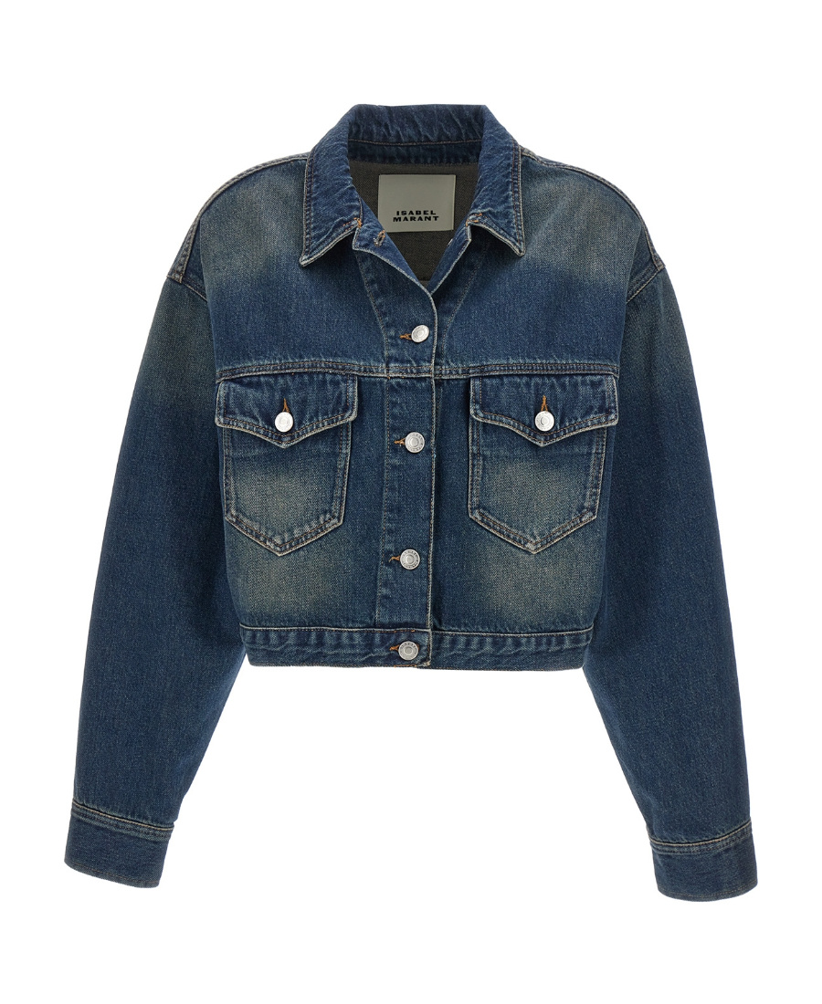 Isabel Marant Tadia Denim Jacket In Blue