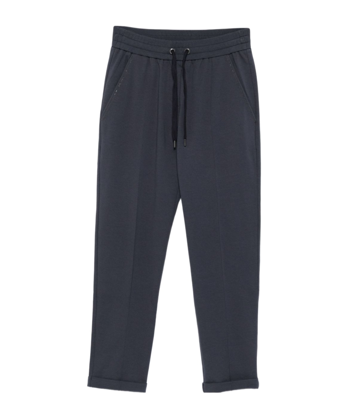 Brunello Cucinelli Cotton Sweatpants With Elastic Waistband And Side Pockets