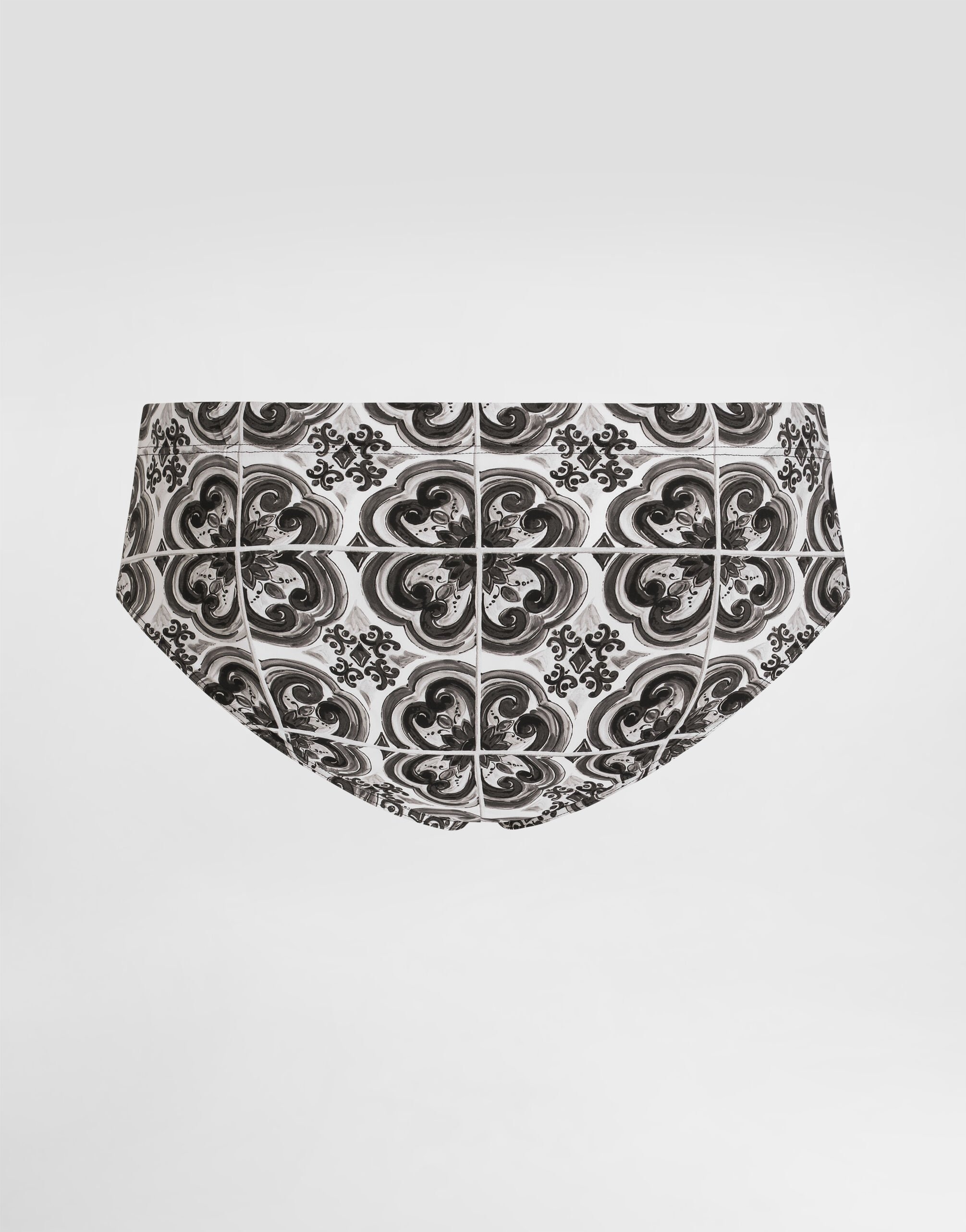 Dolce & Gabbana Graphic-print Swimming Trunks