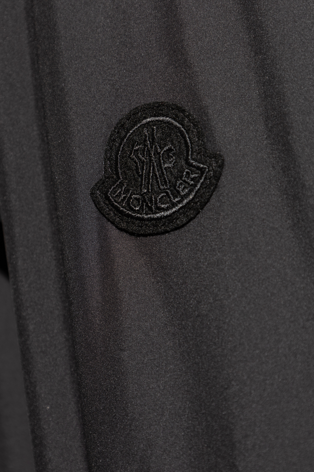Moncler Logo-patch Jacket In Black
