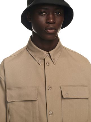 Off-white Long-sleeve Shirt In Nude