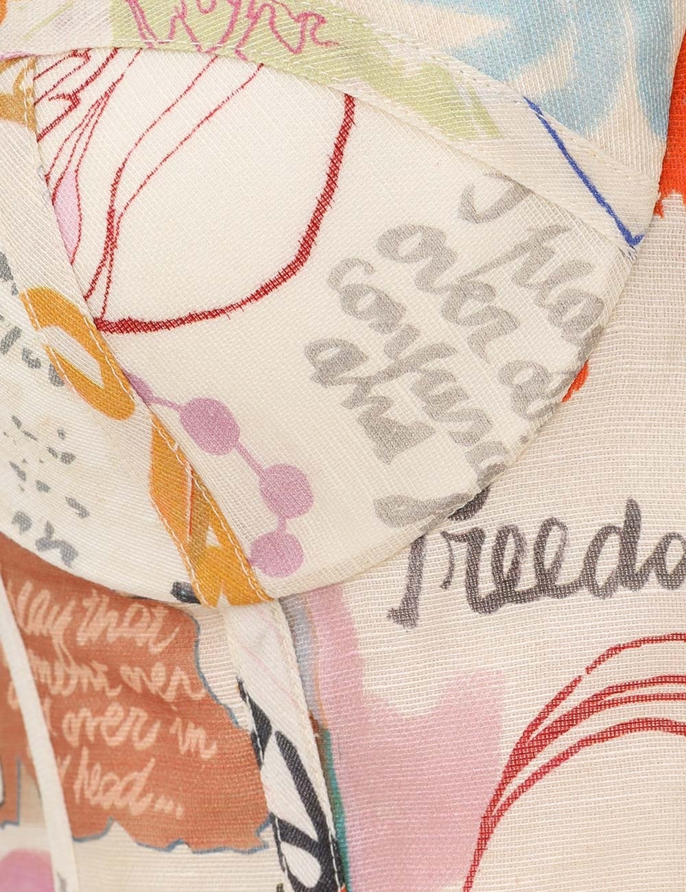 ZIMMERMANN CRUSHED SPLICED CORSET