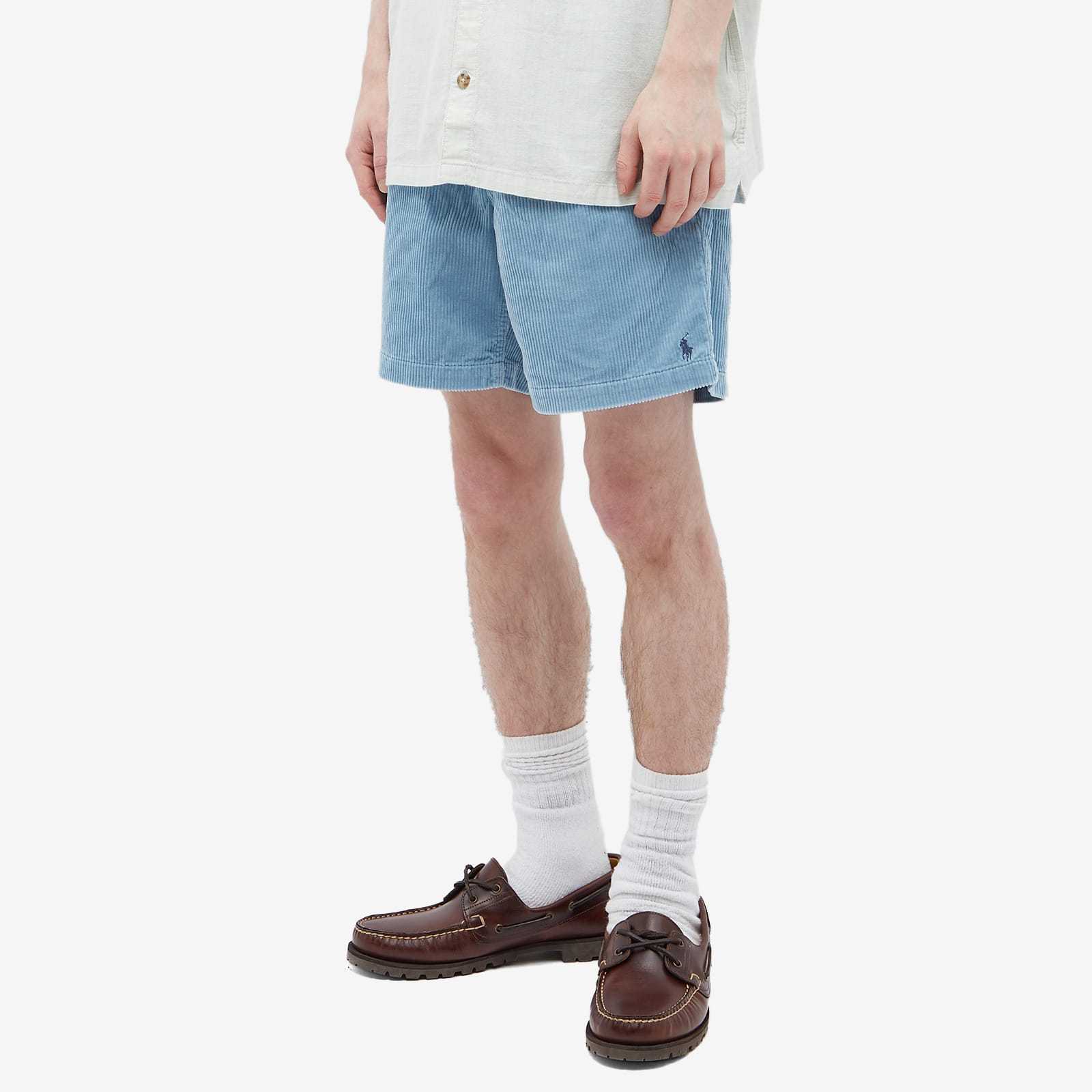 Polo Ralph Lauren Corduroy Drawstring Shorts In White