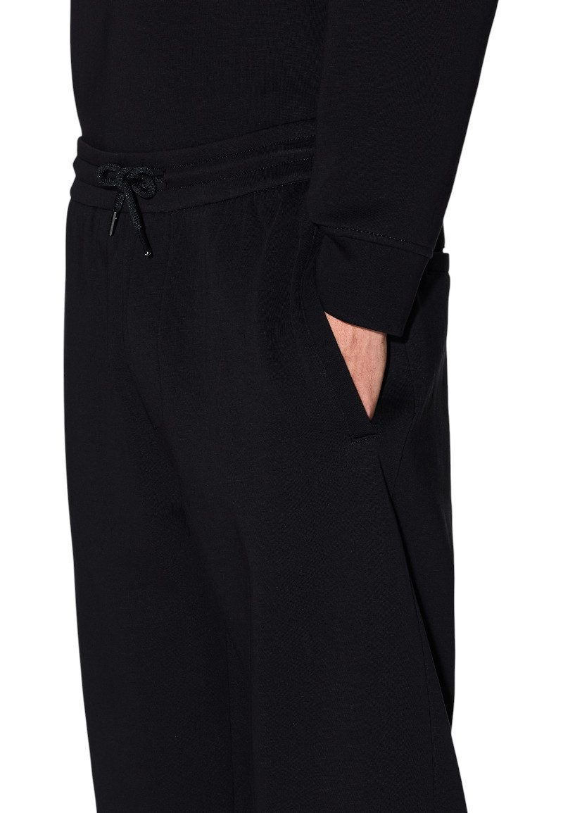 Armani Exchange Drawstring Sweatpants In Black