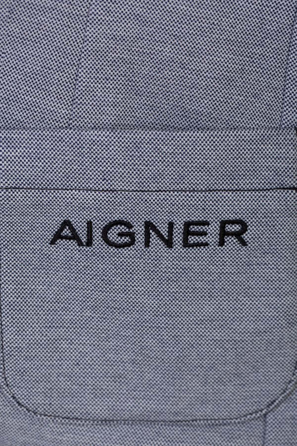 AIGNER LOGO-EMBROIDERED BLAZER