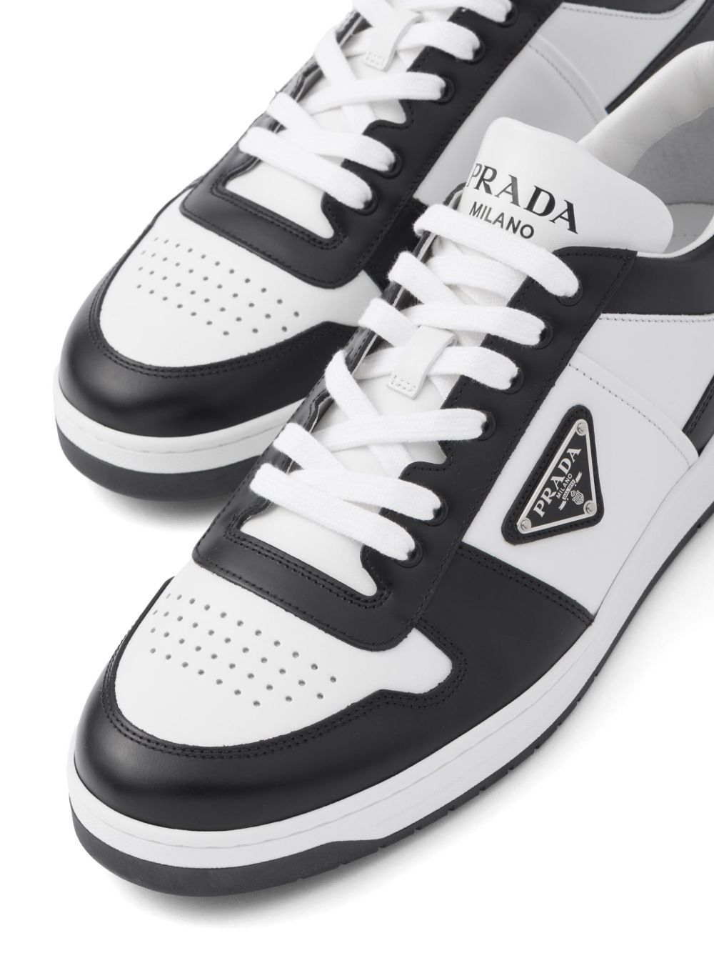 Prada Low-top Sneakers For Downtown Style In Black