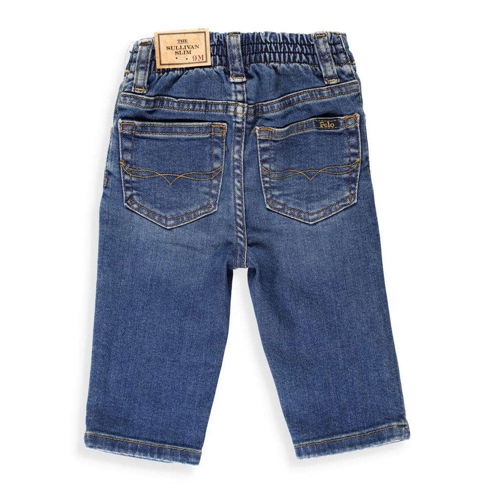 Polo Ralph Lauren Logo Jeans In Blue