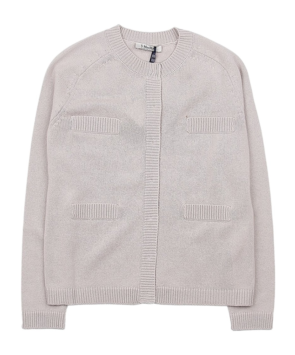 Max Mara Long-sleeved Sweater In White
