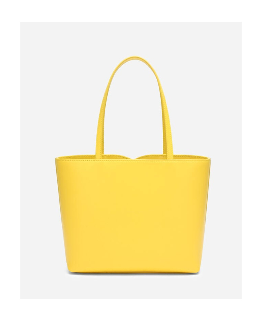 Dolce & Gabbana Small Dg Logo Tote Bag In Yellow