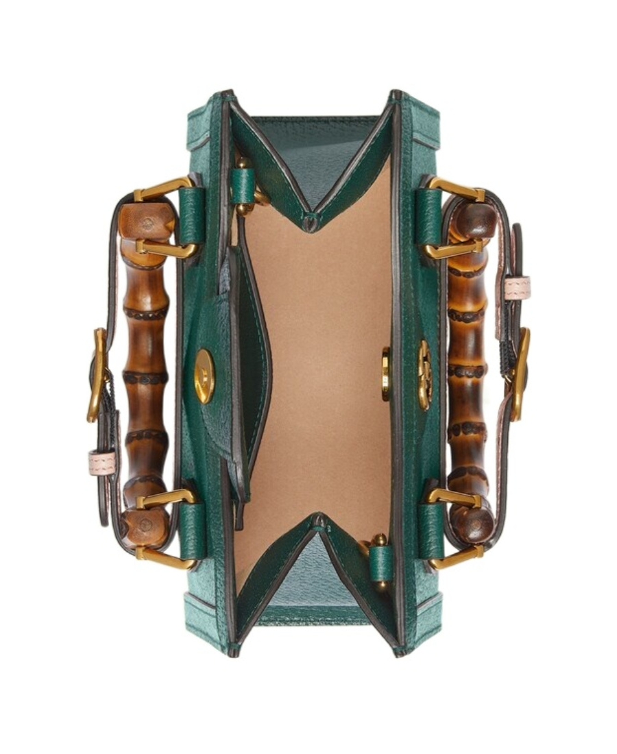 Gucci Mini Diana Tote Bag In Green