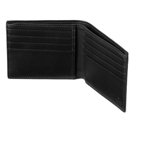 Gucci Bi-fold Wallet Gg Marmont Black Men In Black