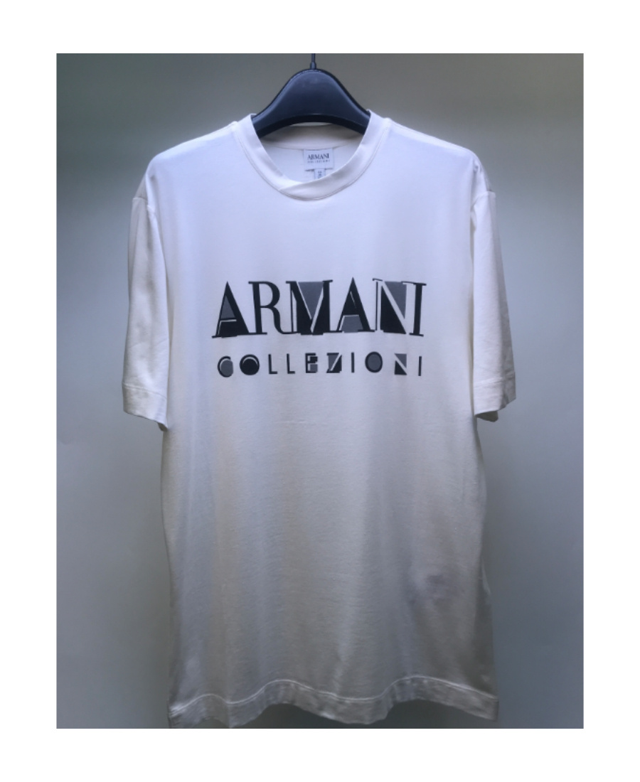 ARMANI COLLEZIONI LOGO DETAILS SHORT-SLEEVED T-SHIRT