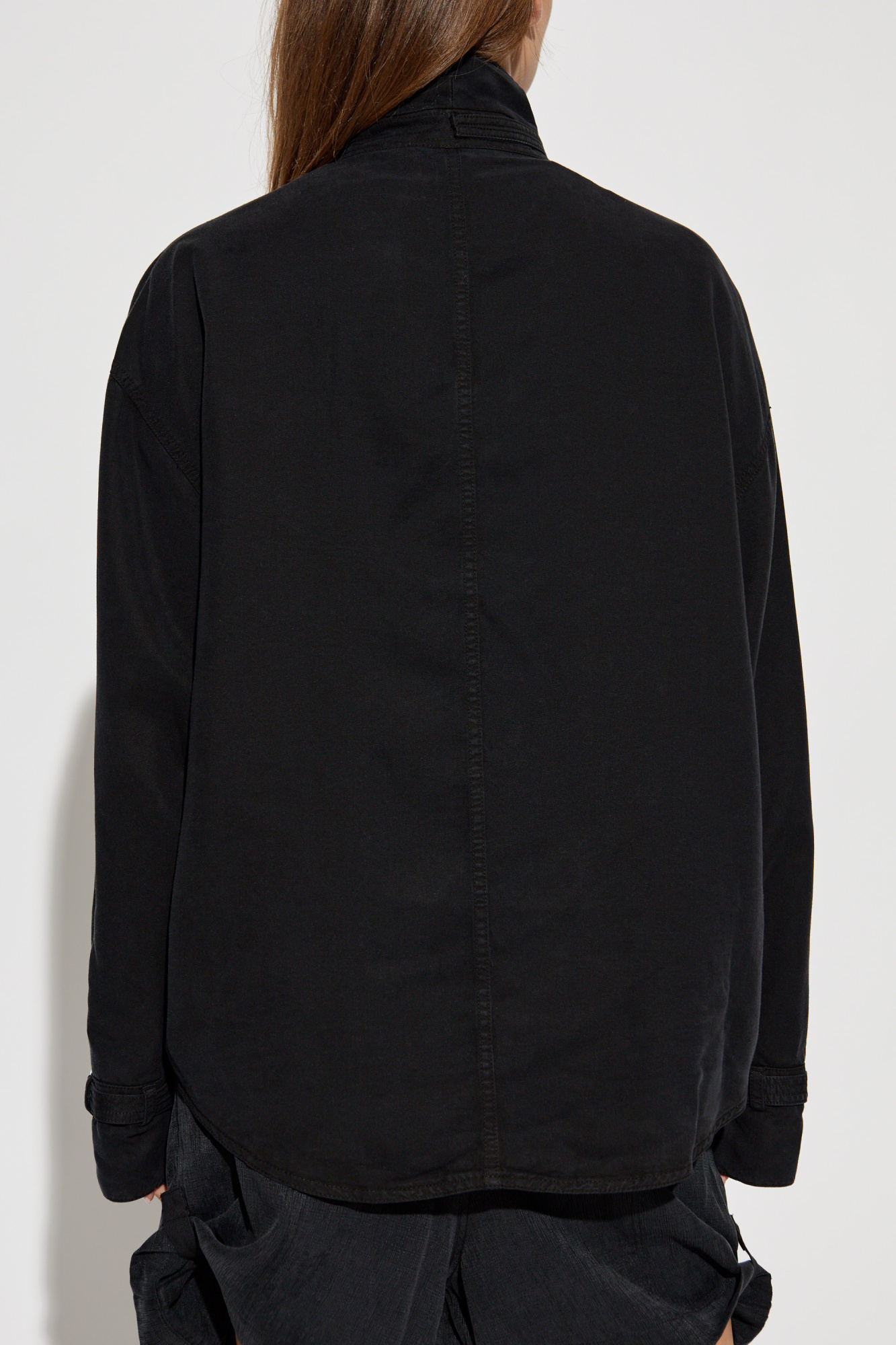 Iro Long-sleeved Shirt In Black