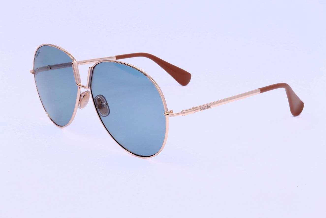 Max Mara Full Frame Sunglasses In Blue