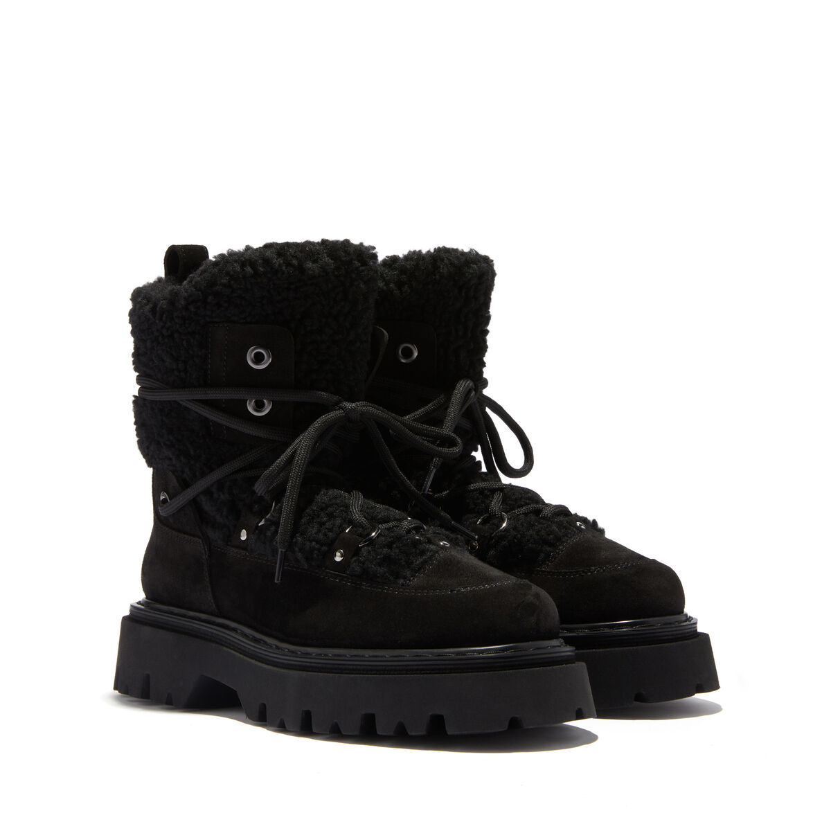 Casadei Suede Ankle Boots In Black