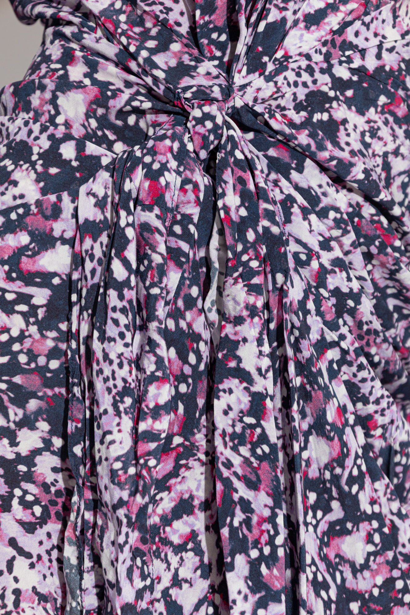 Isabel Marant Étoile Gathered Floral-print Dress In Gray