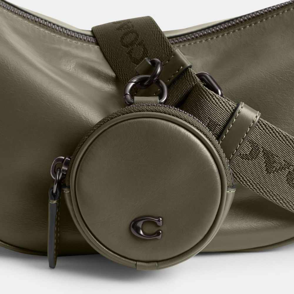 Shop Coach Hall Soft Sling Bag In Green