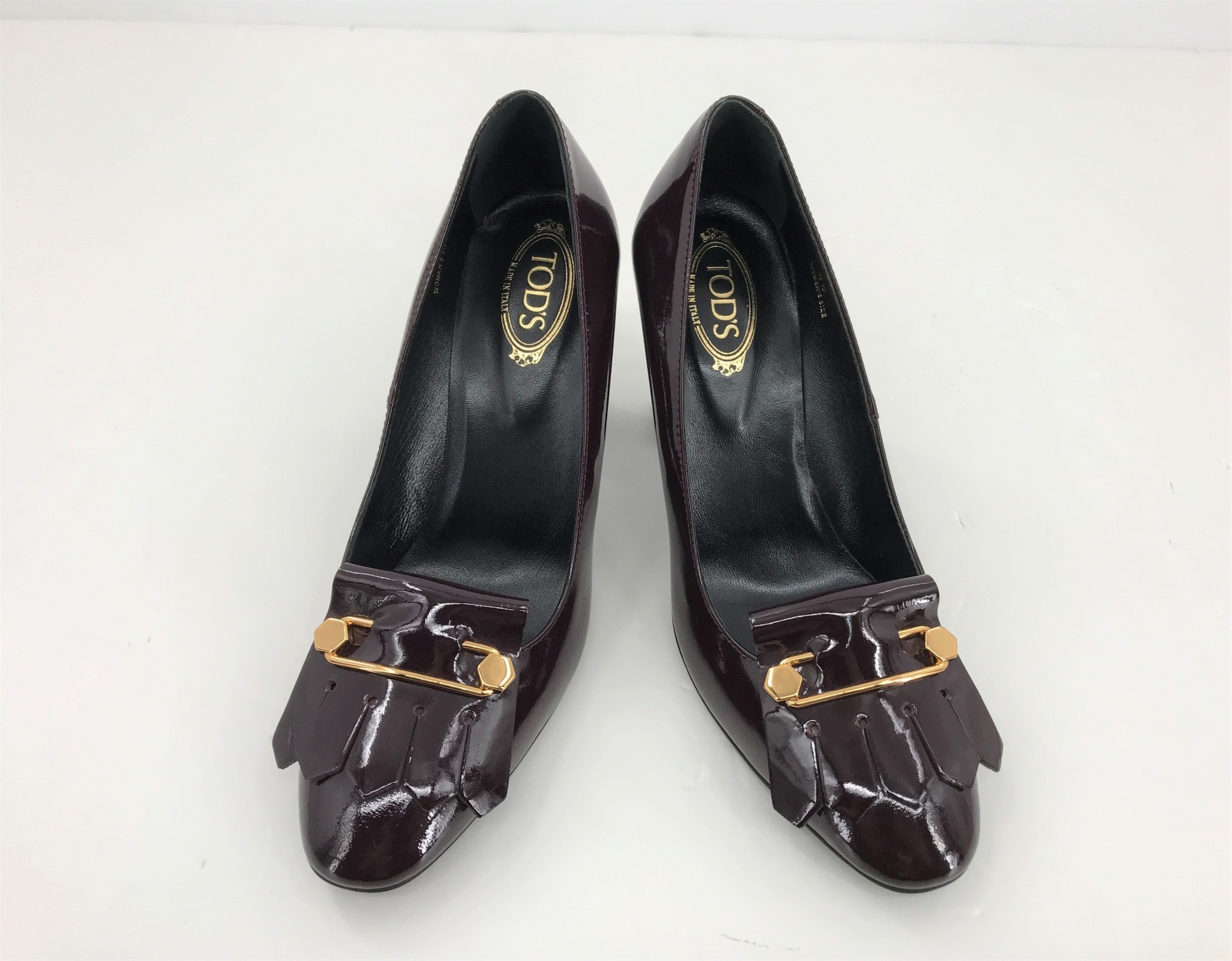 Tod's Logo Details High Heels In Black