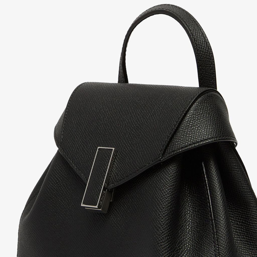 Valextra Iside Backpack Mini In Black