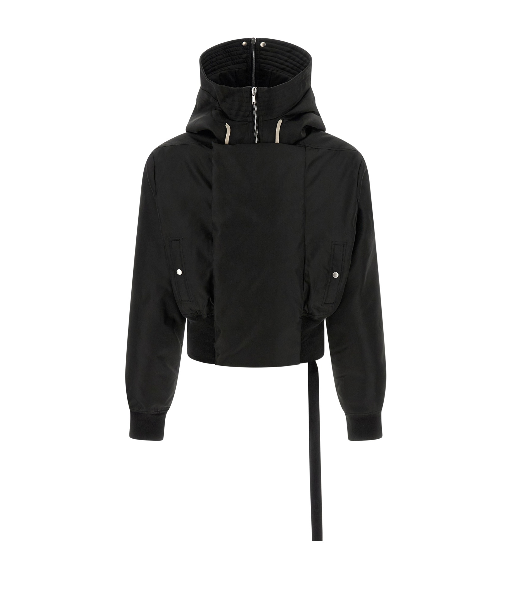 Rick Owens Drkshdw Alice Cropped Down Parka In Black