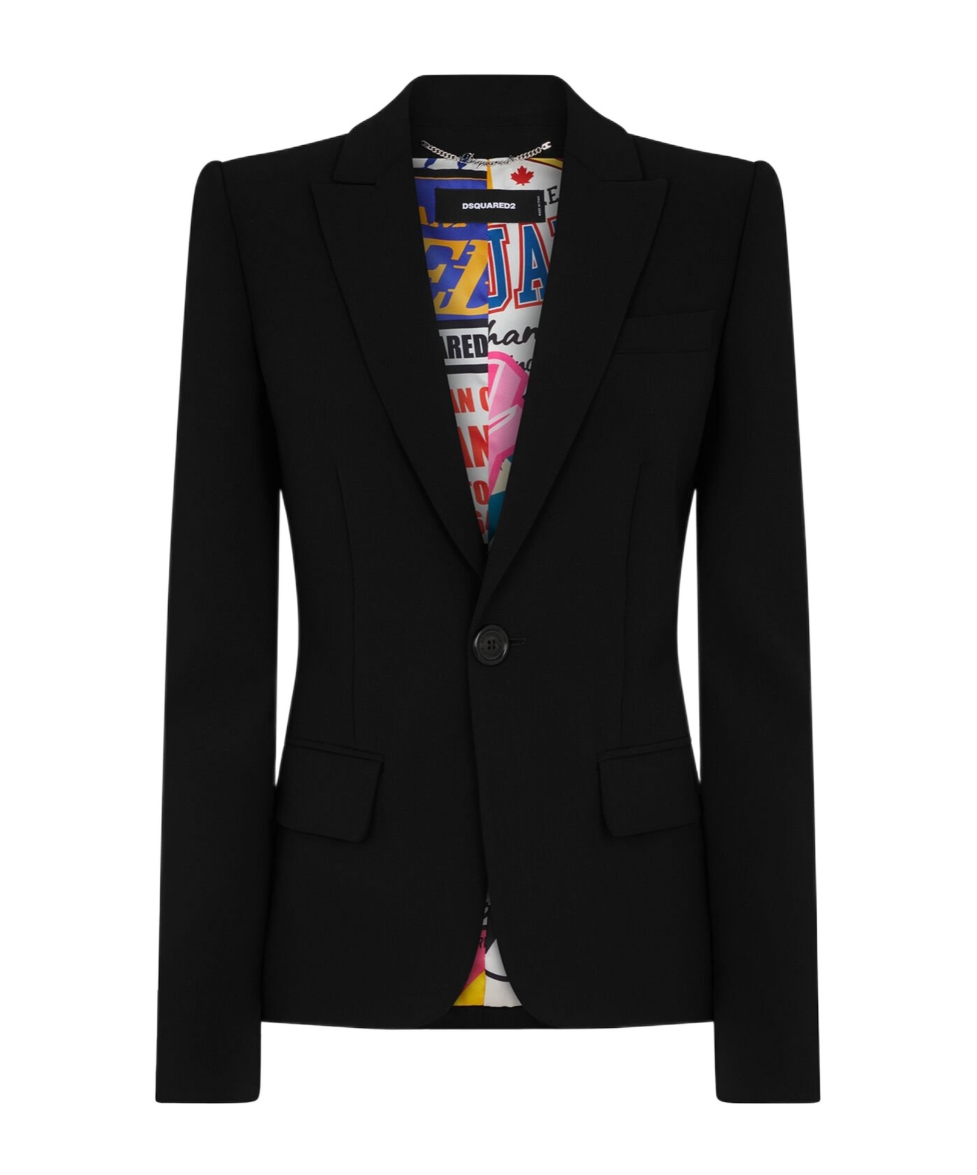 Dsquared2 24/7 Single-breasted Blazer In Black