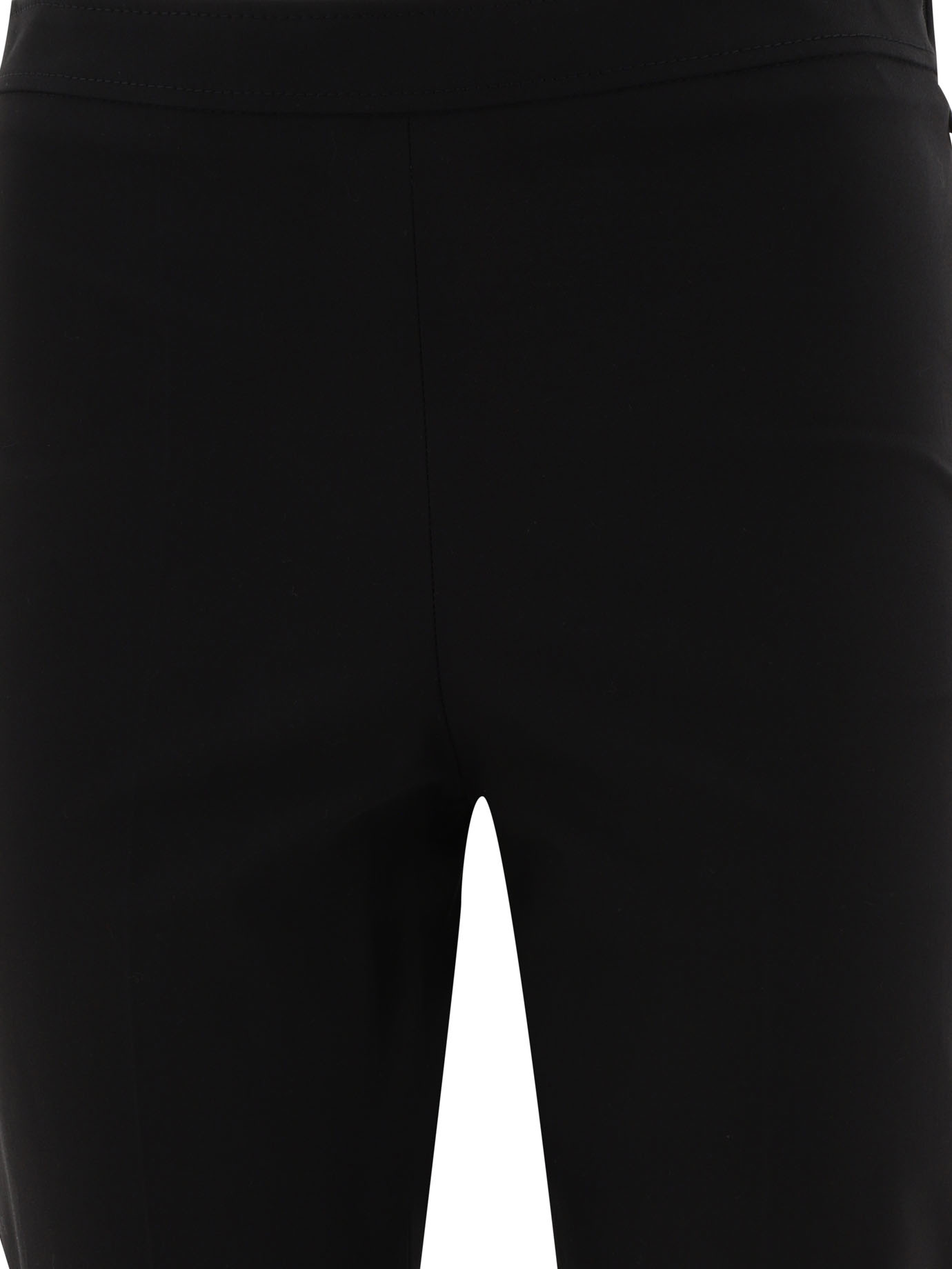 Brunello Cucinelli High-waisted Cropped Trousers In Black