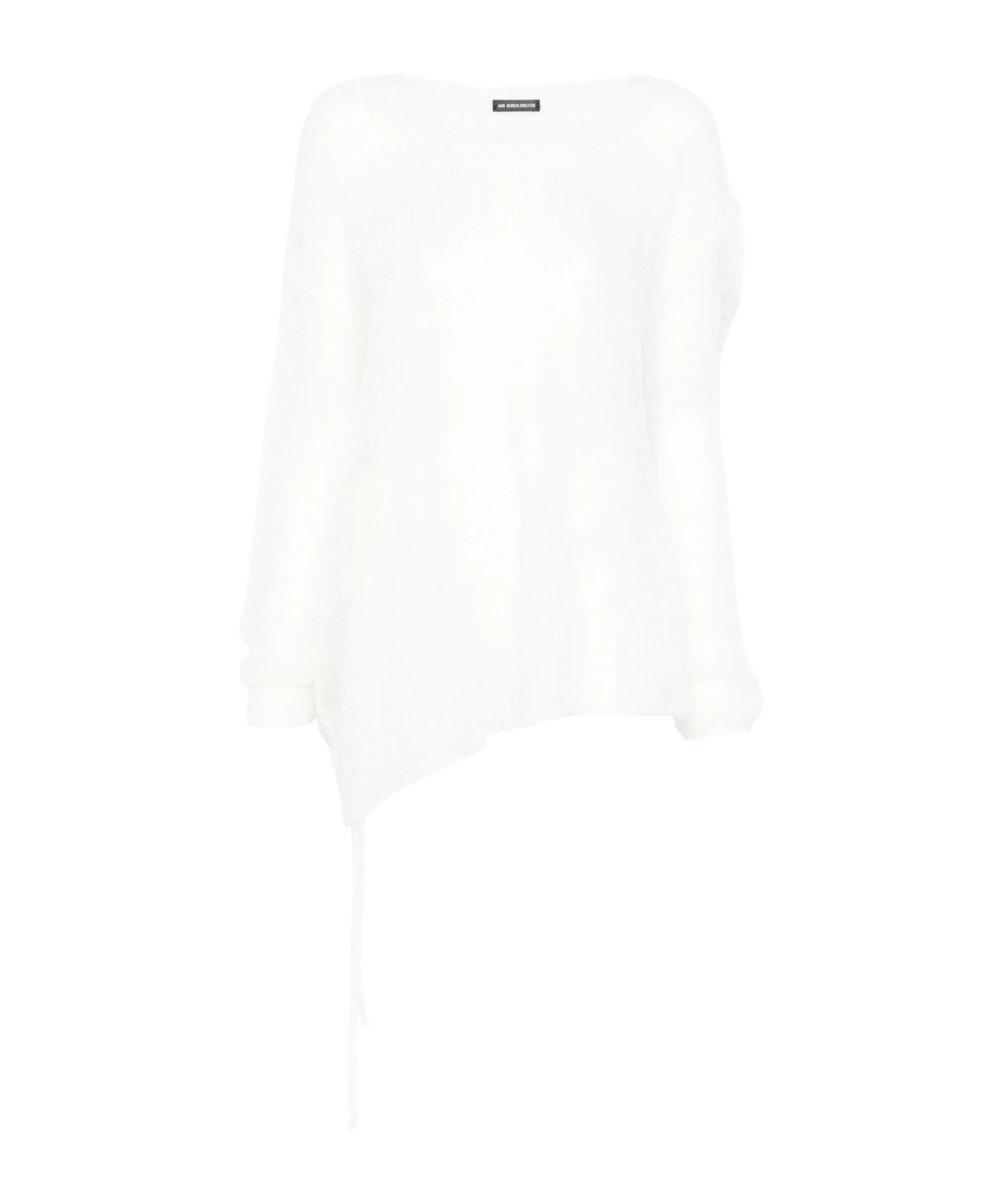 Ann Demeulemeester Open-knit Sweater In White