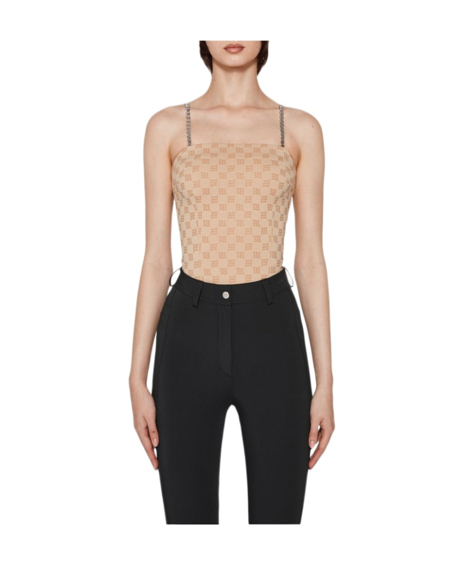Misbhv Logo Sling Vest In Nude