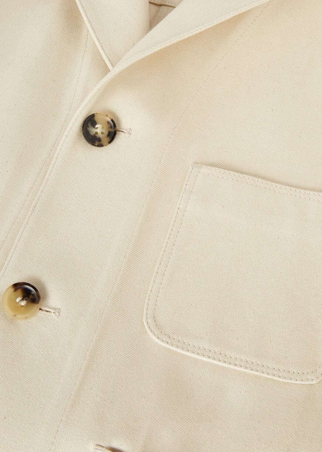 Loro Piana Taishi Button-up Jacket In Nude
