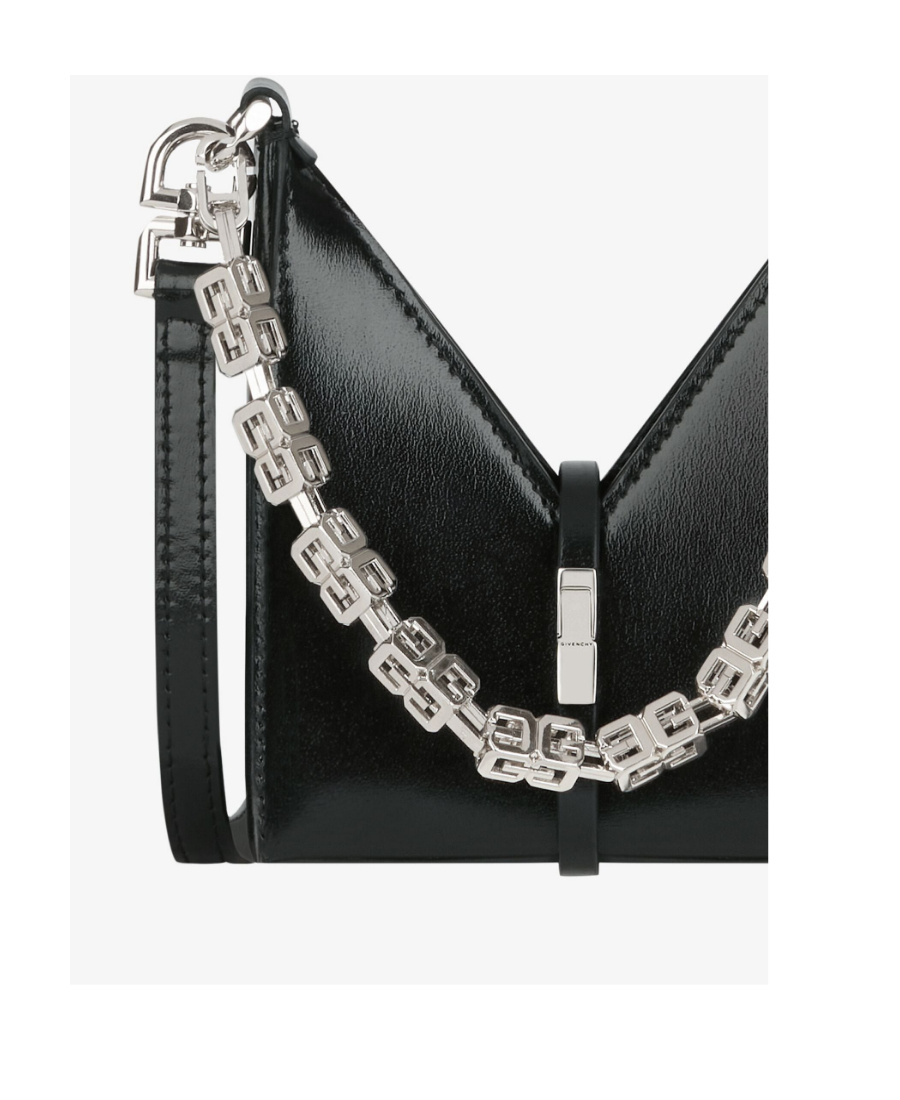 Givenchy Mini 4g Cut-out Crossbody Bag In Black