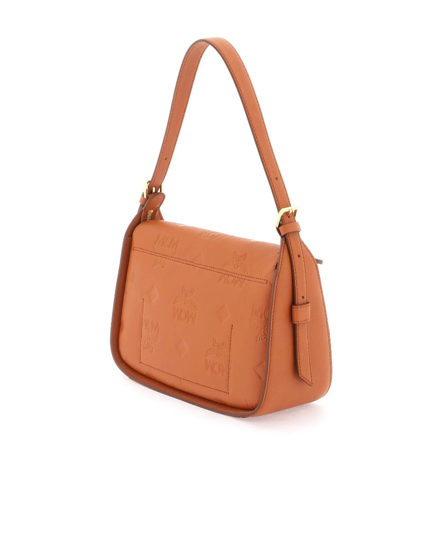 Mcm Adjustable Shoulder Strap Single Shoulder Bag In Brown