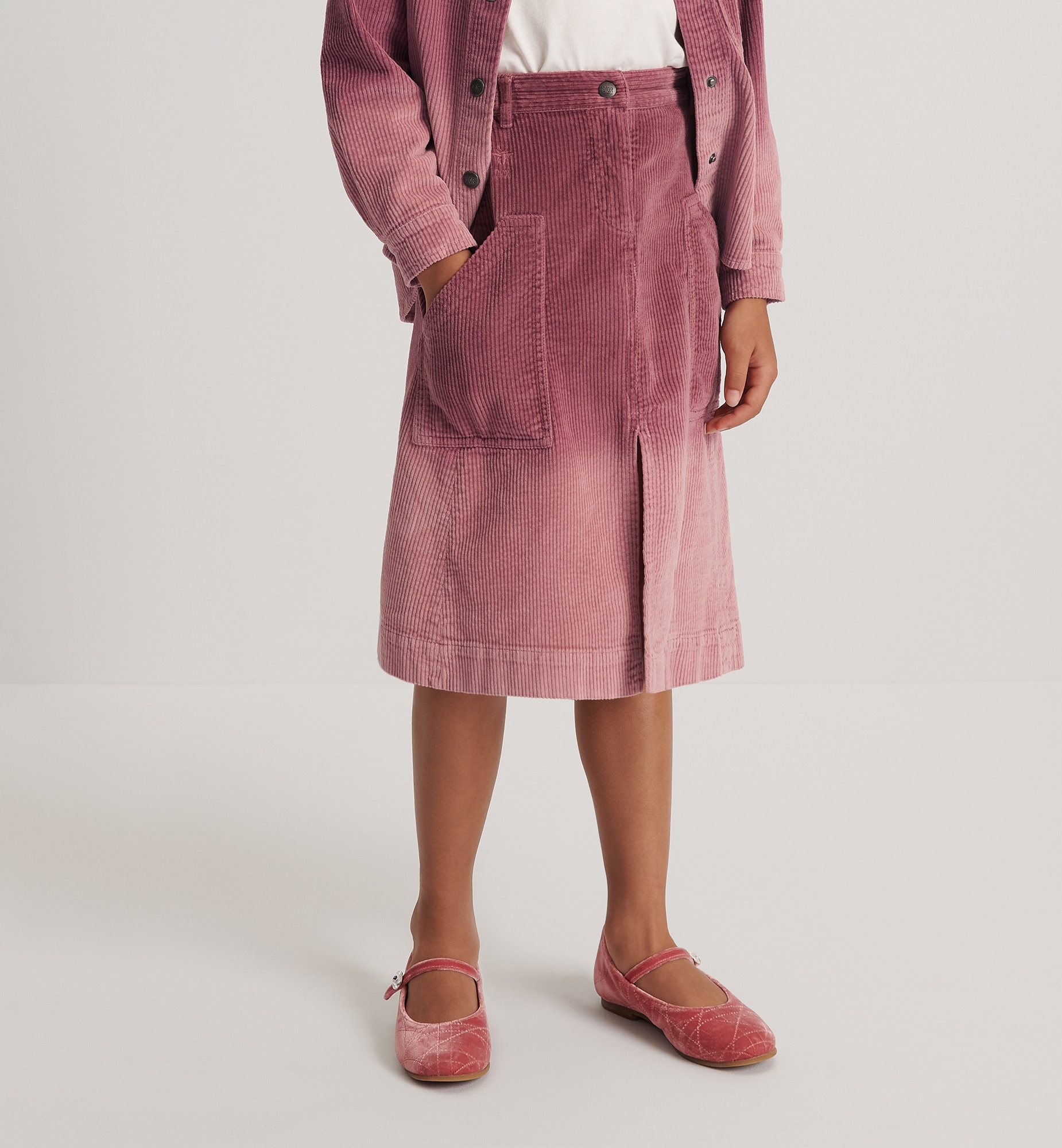 Dior Belt-loop Skirt In Pink