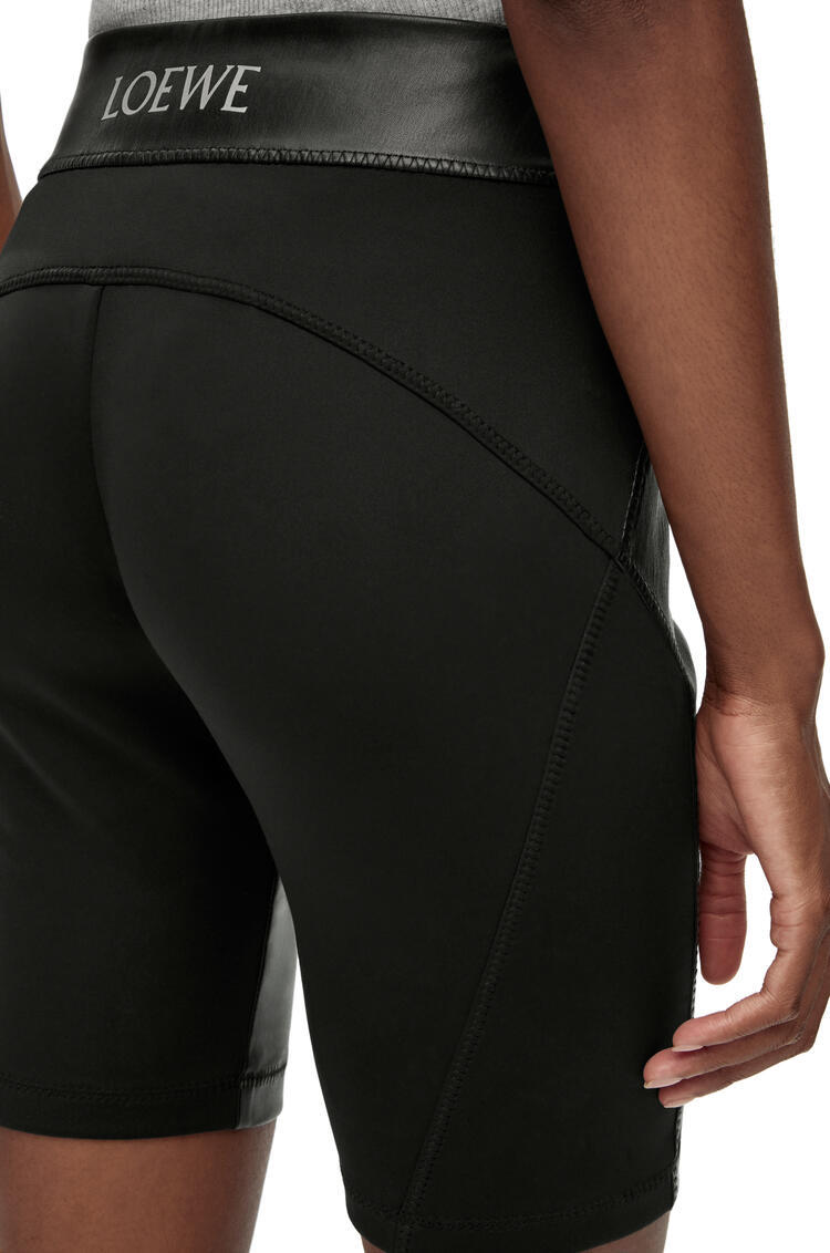 Loewe Elastic Cycling Shorts In Black