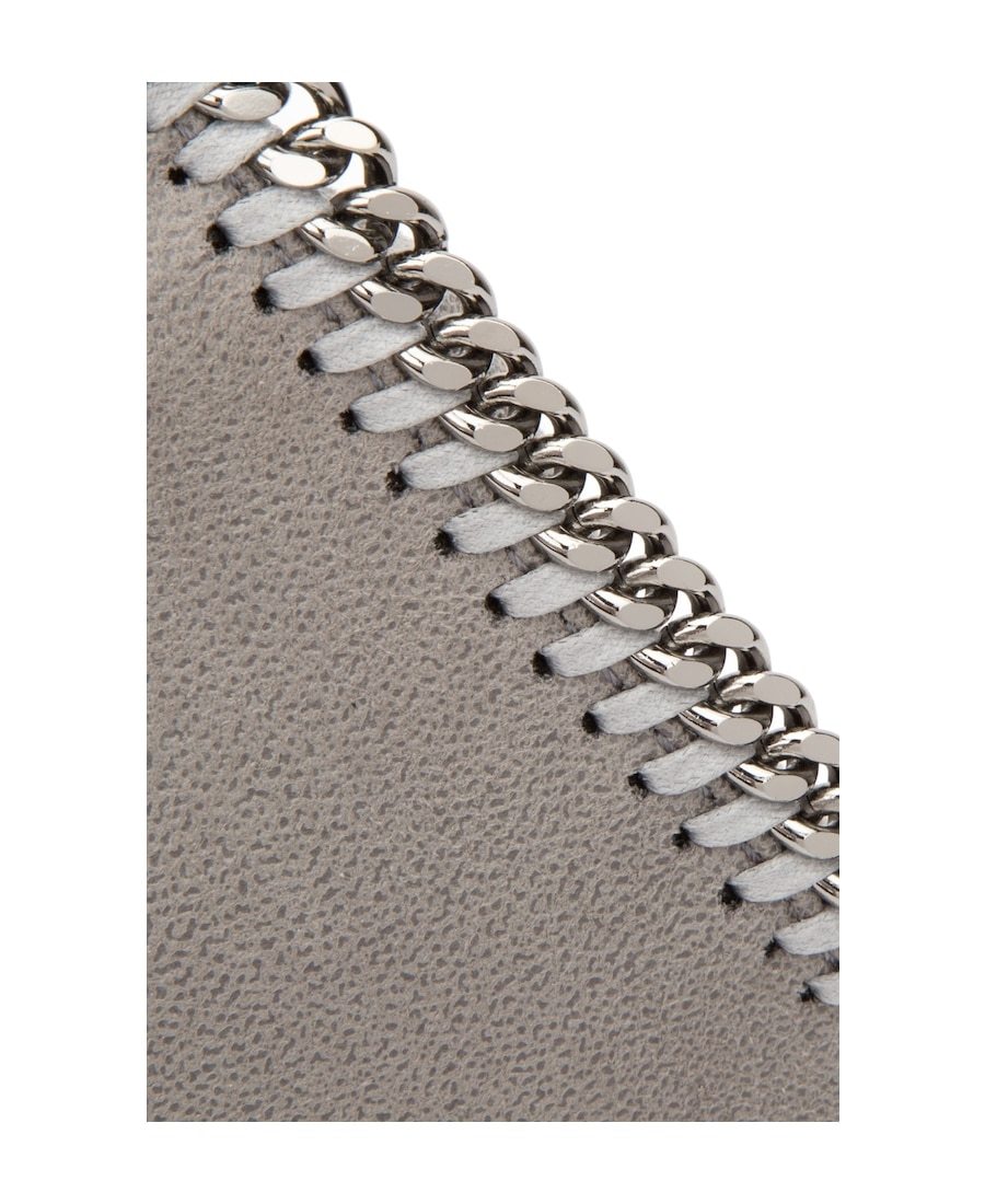 Stella Mccartney Tiny Falabella Tote Bag In Gray