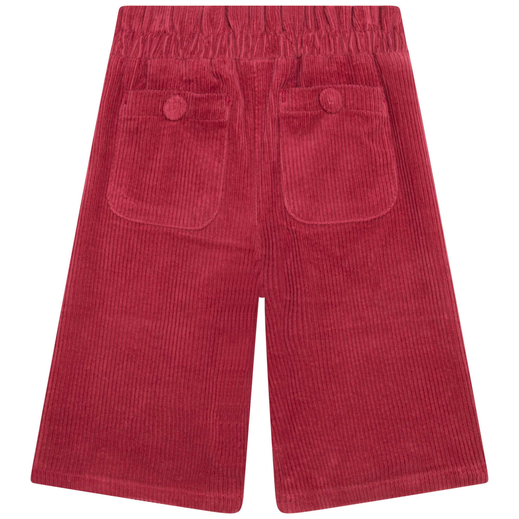 Chloé Corduroy Straight-leg Trousers In Red