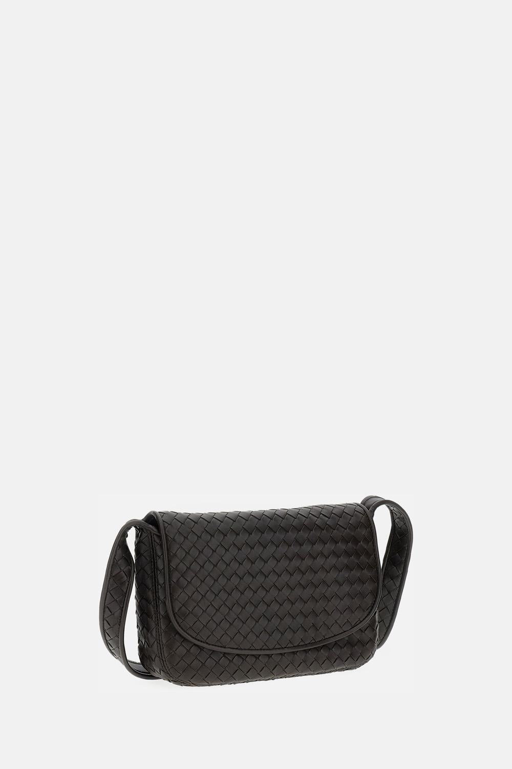 Bottega Veneta Flap Shoulder Bag In Burgundy