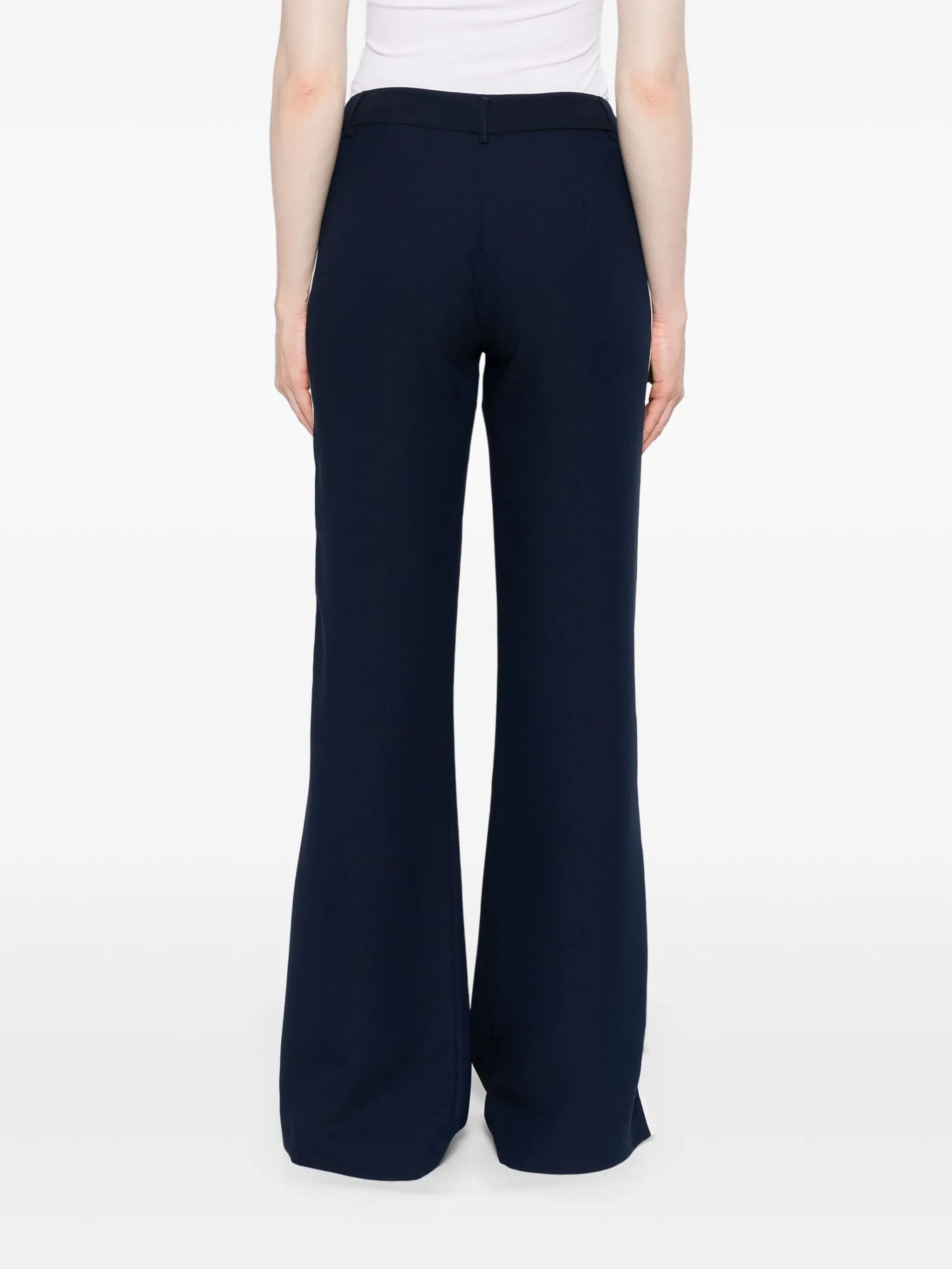 Ermanno Firenze Straight-leg Trousers In Blue