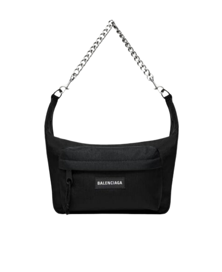 Balenciaga Raver Medium Shoulder Bag In Black