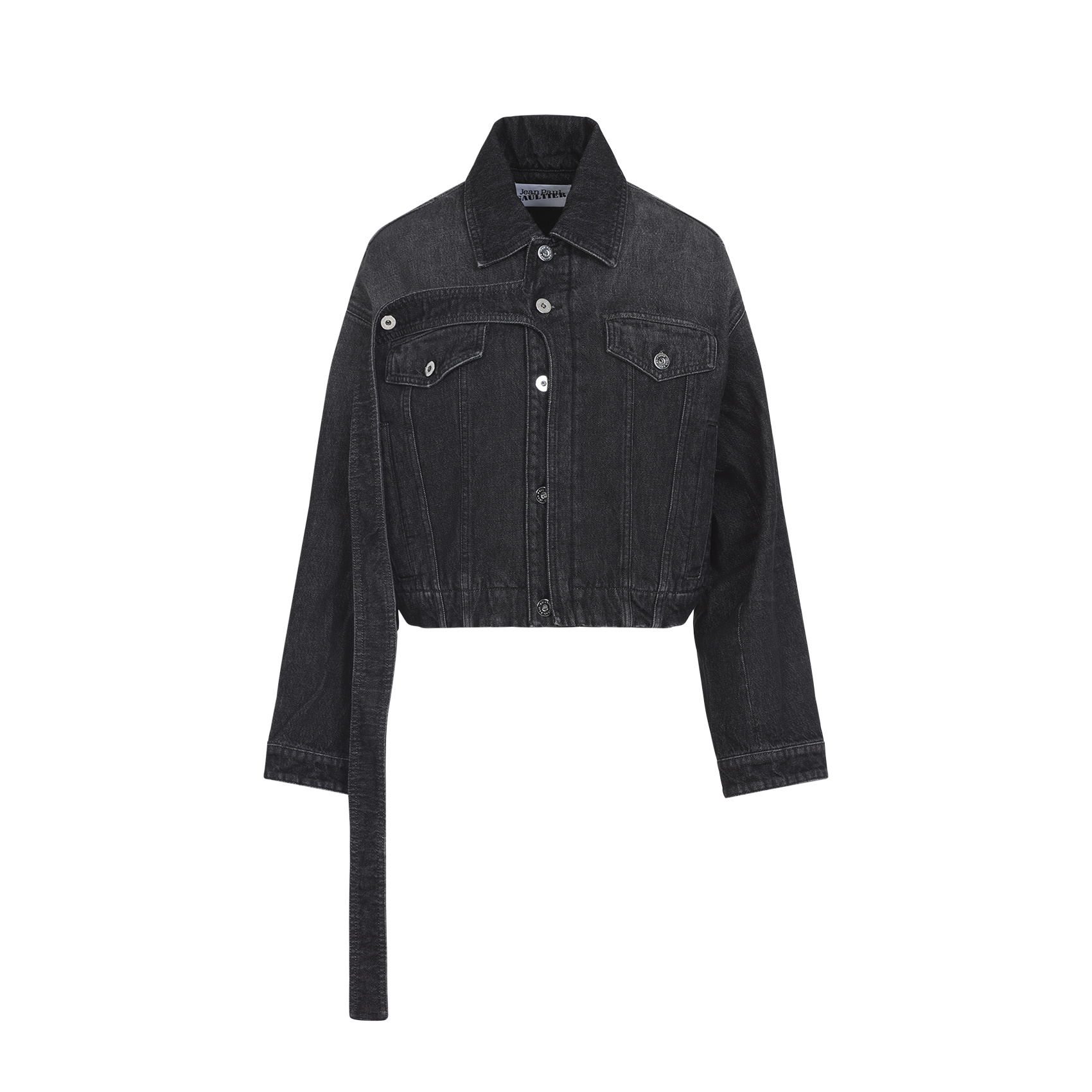Jean Paul Gaultier Oversized Denim Jacket Women In Black