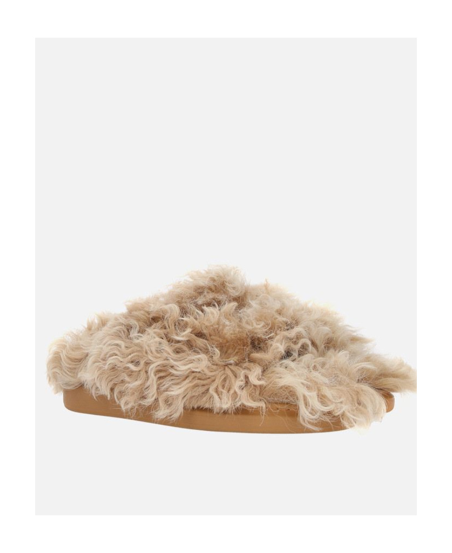 Alexander Mcqueen Sandal Slide Hybrid In Nude