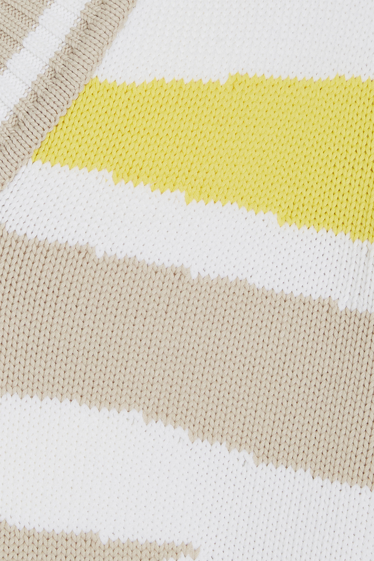 Missoni Knitwear With V-neck And Striped Pattern In Nude