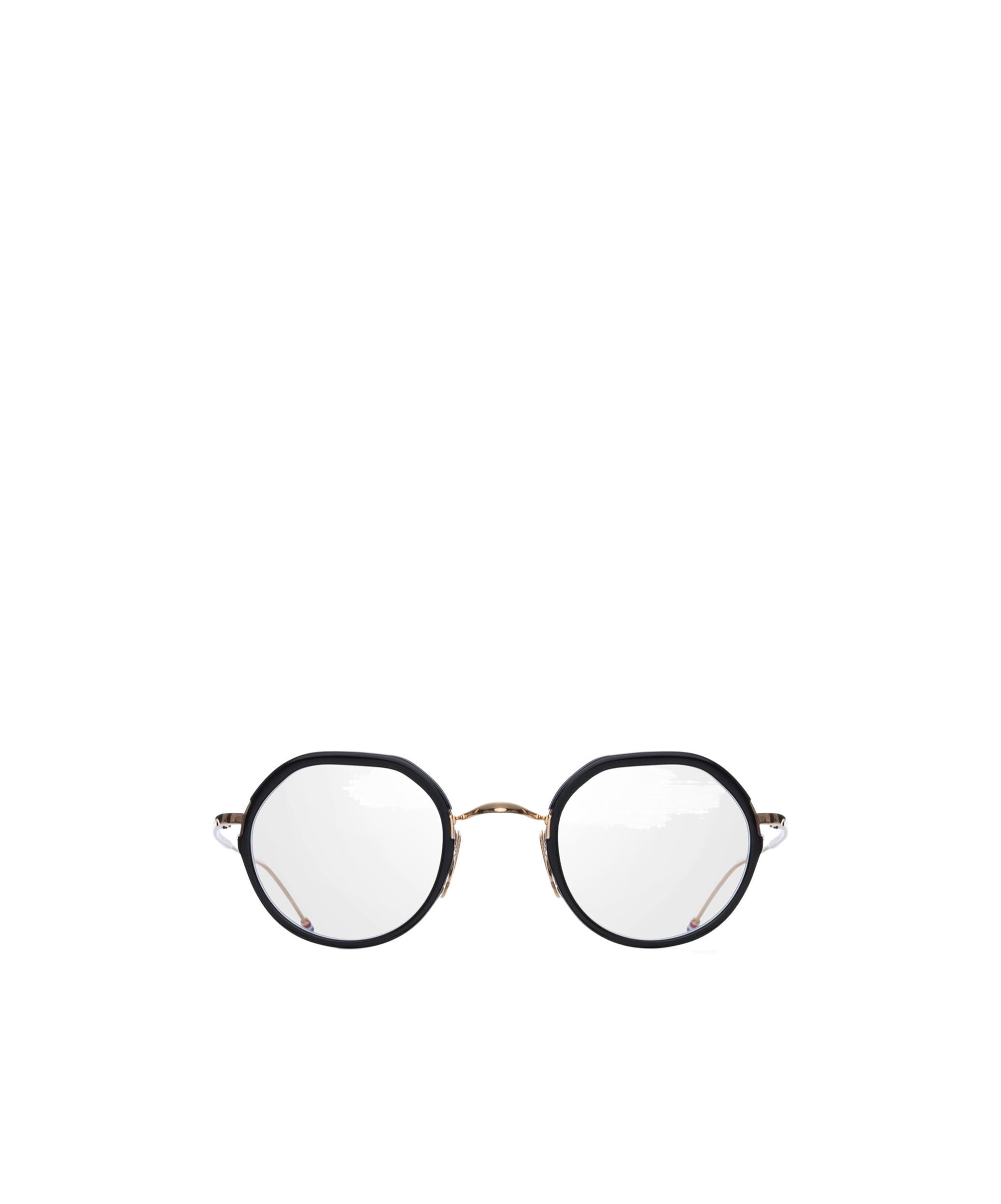 Thom Browne Round-frame Glasses In White