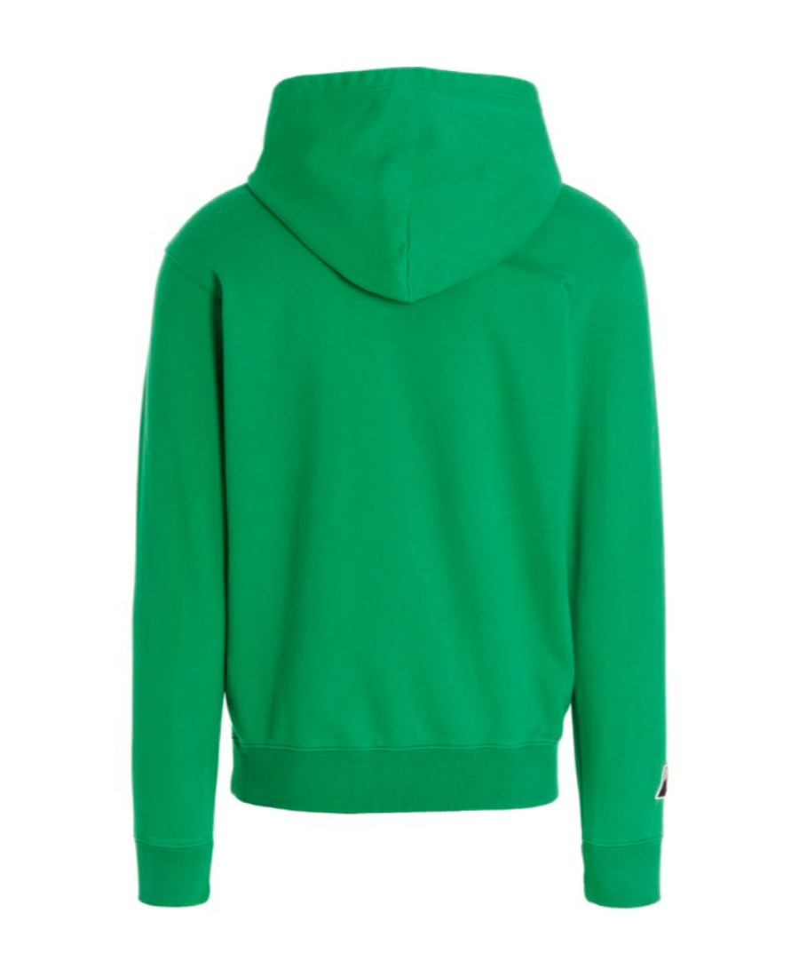 We11 Done Logo-print Oversized Hoodie In Green