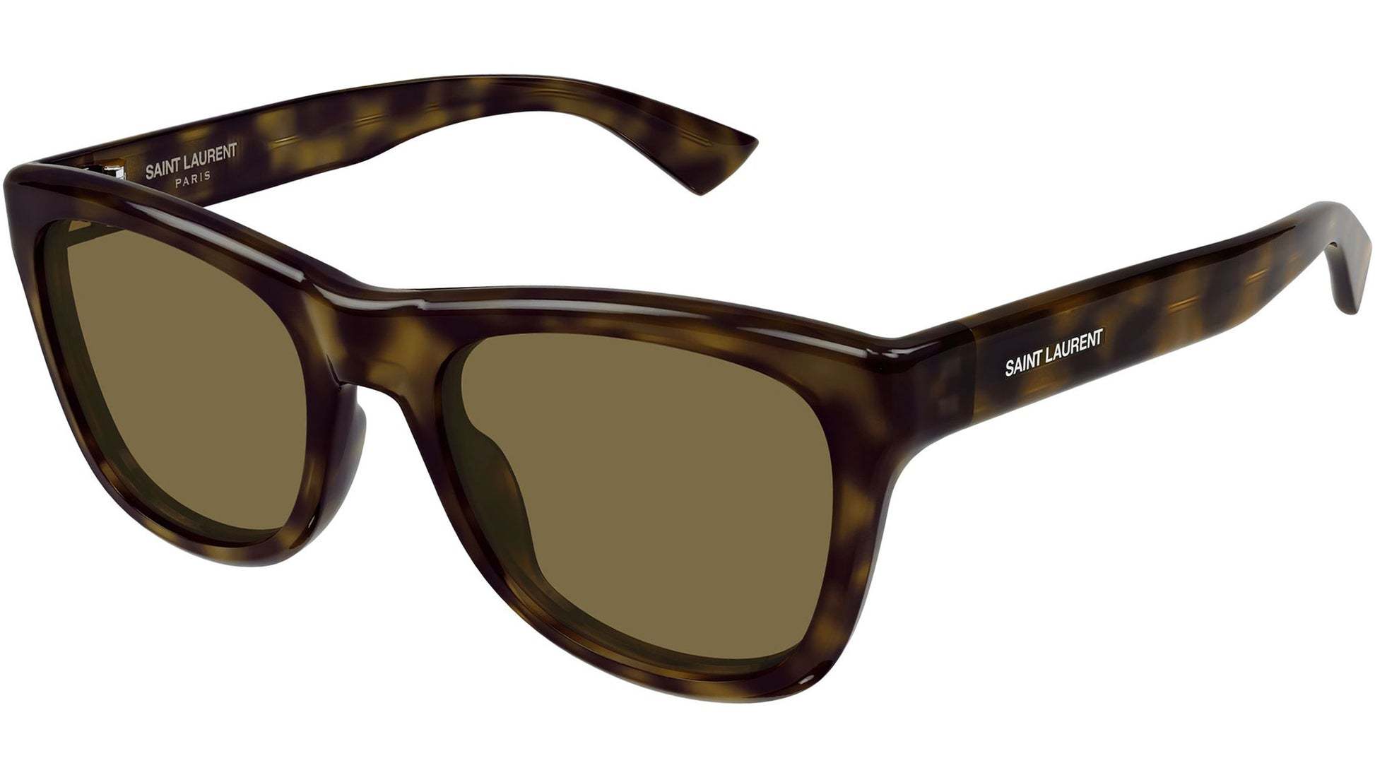Saint Laurent Sl816 Recycled Acetate Sunglasses In Brown