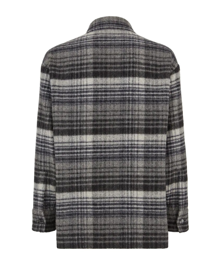 Fendi Single-breasted Striped Go-to Jacket In Black