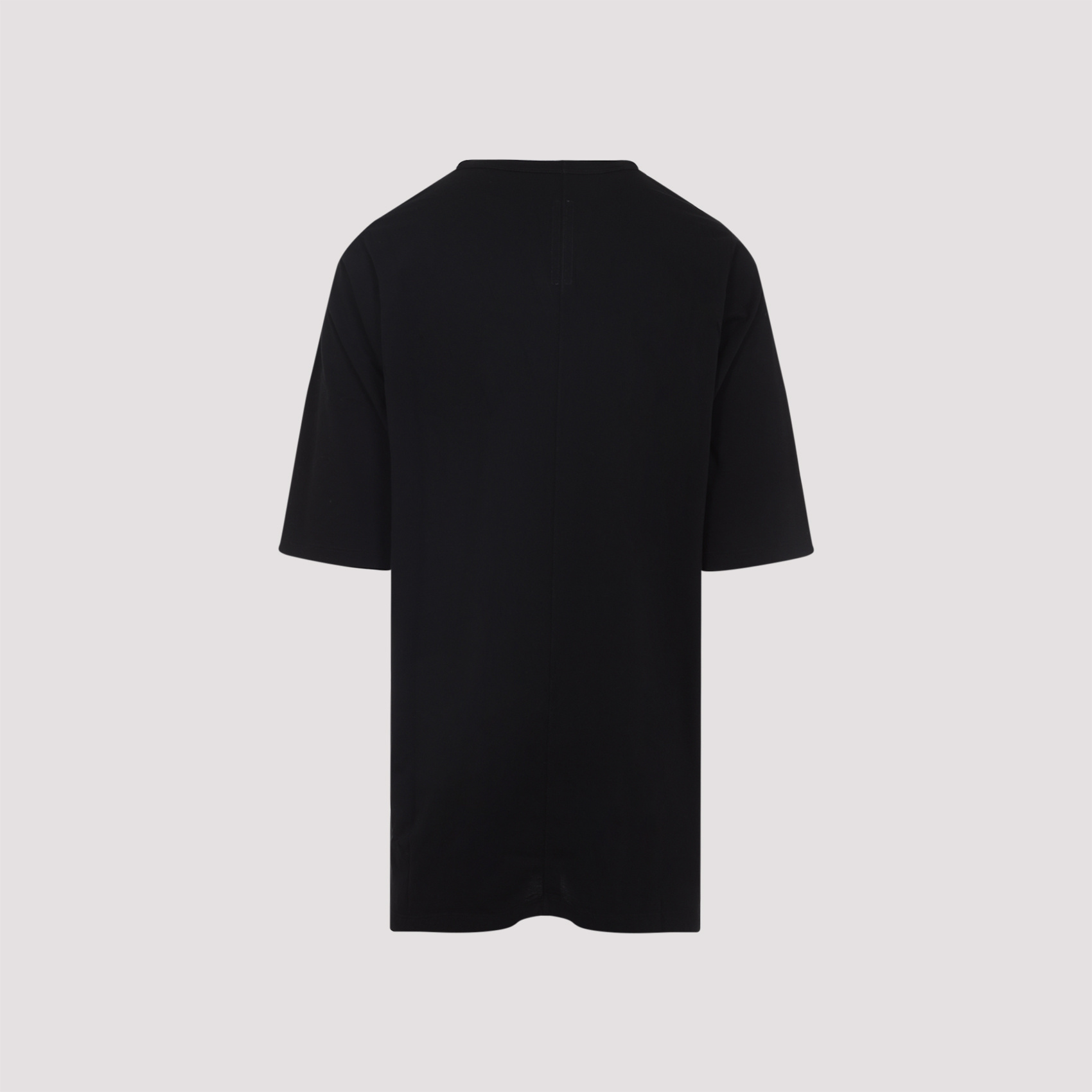 Rick Owens Relaxed Fit Oversized T-shirt With Classic Crew Neckline In Black