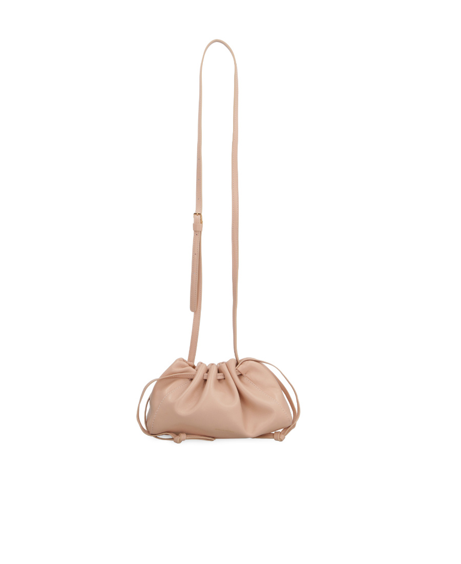 Mansur Gavriel Bloom Drawstring Mini Clutch Bag In Nude