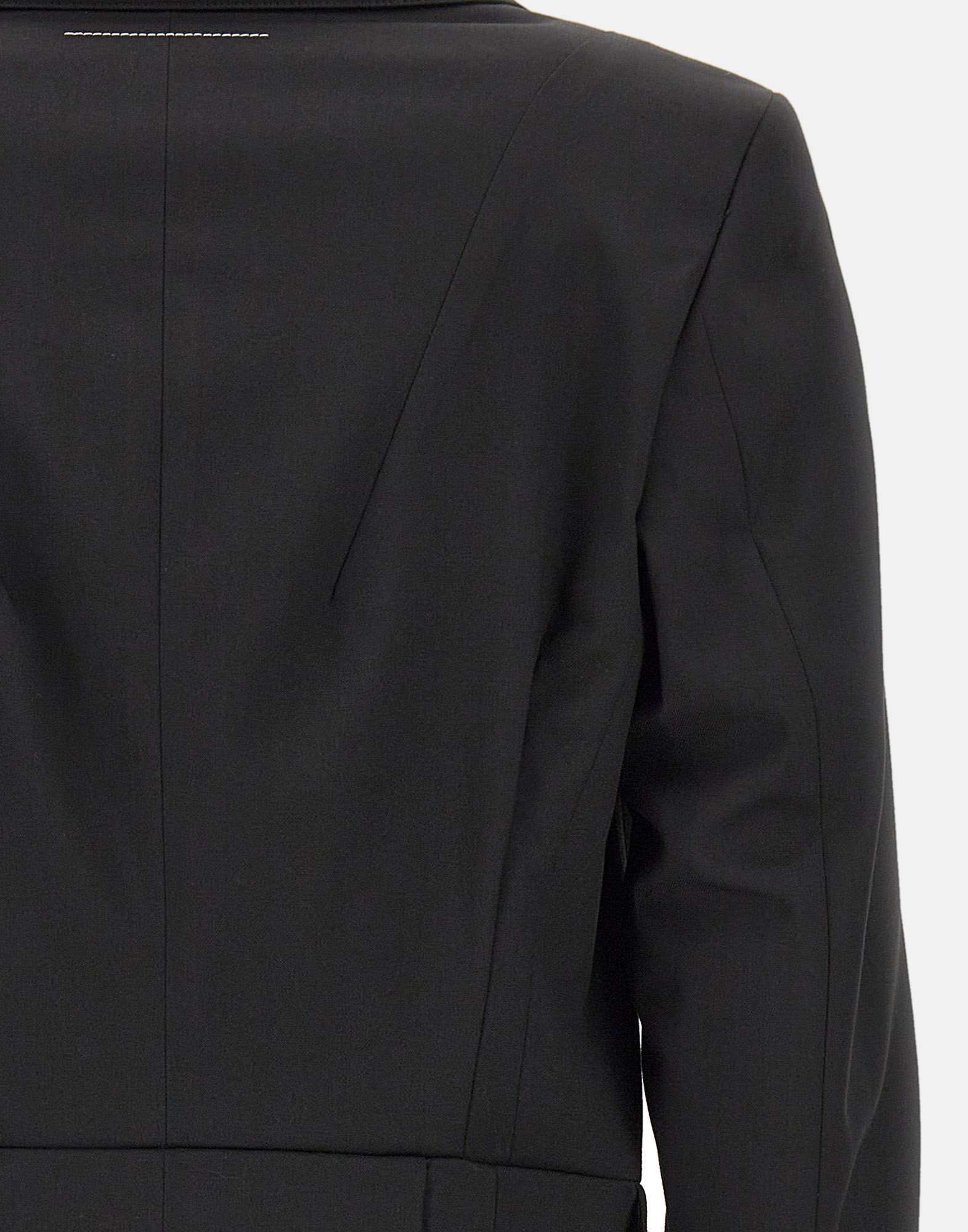 Mm6 Maison Margiela Single-breasted Blazer In Black